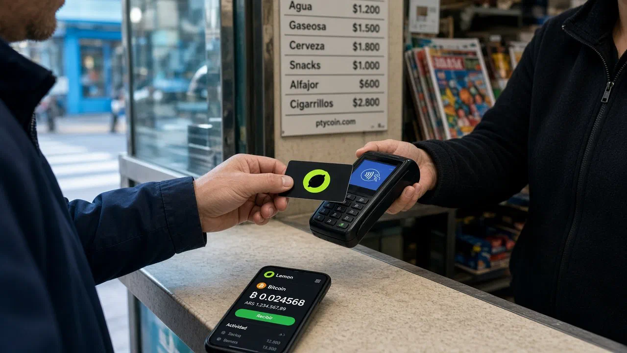 Lemon's Bitcoin-backed credit card in Argentina has no margin calls