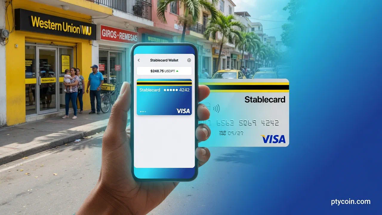 Western Union lanza Stablecard con Rain en 37 mercados